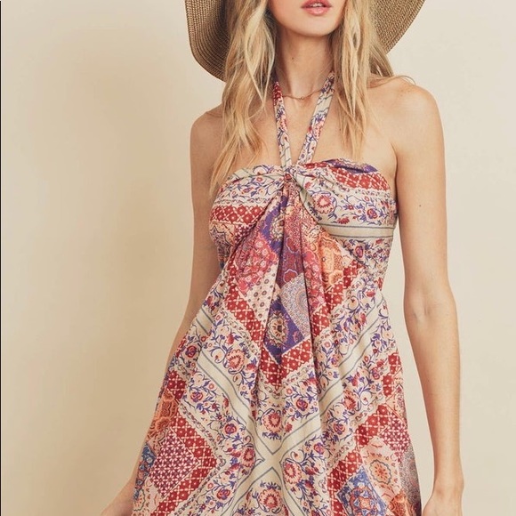 Dress Forum Halter Maxi Dress NWT - Picture 4 of 7